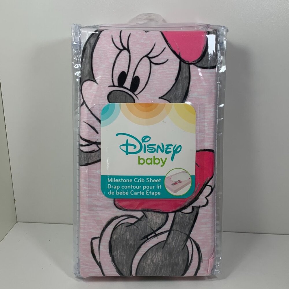 Disney Baby Milestone Crib Sheet - Minnie